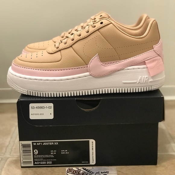 NEW Nike Air Force 1 Jester XX AF1 Pink White - Picture 5 of 8